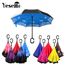 Load image into Gallery viewer, Windproof Double Reverse Umbrella